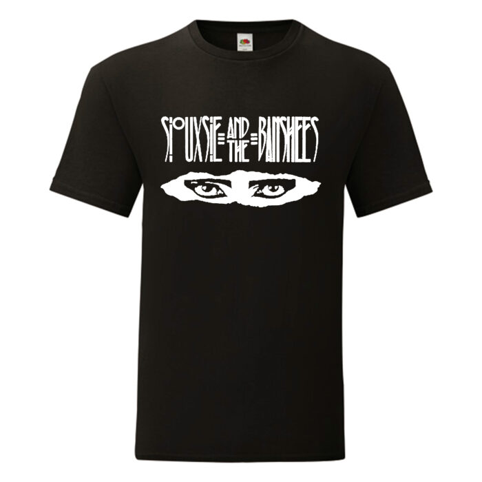 Camiseta Siouxsie And The Banshees negra - Logo Ojos
