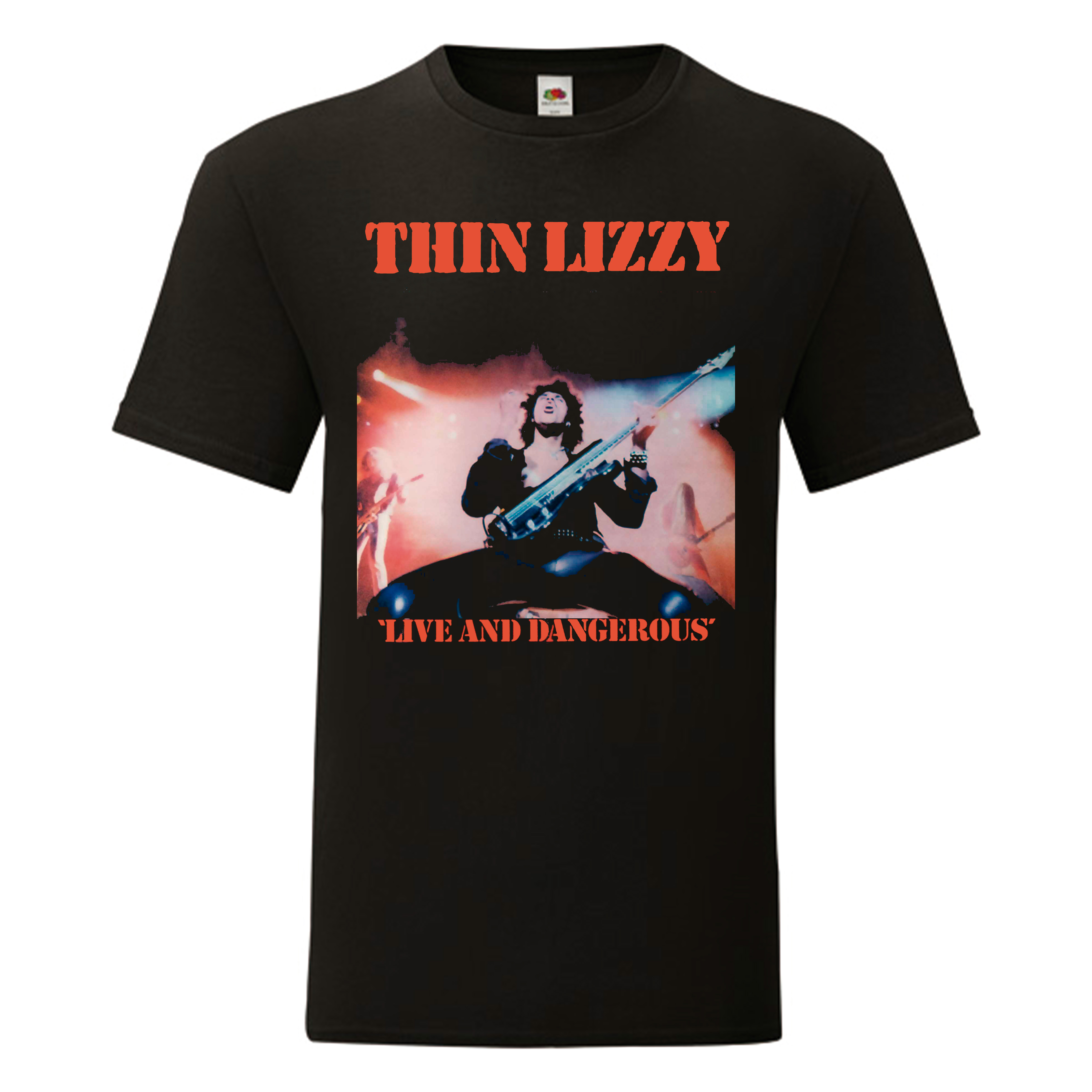 Camiseta Thin Lizzy negra - Live And Dangerous