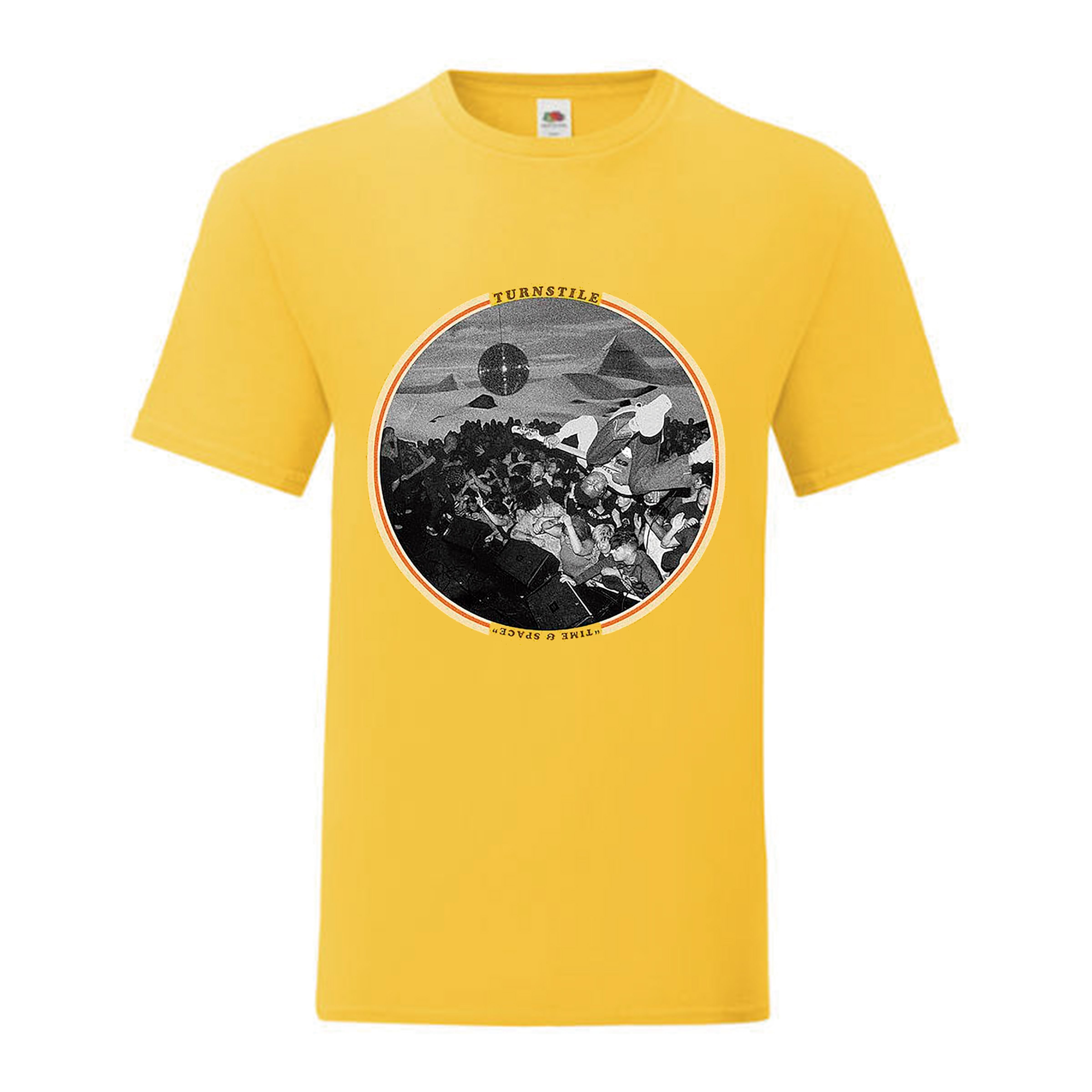Camiseta Turnstile amarilla - Time And Space