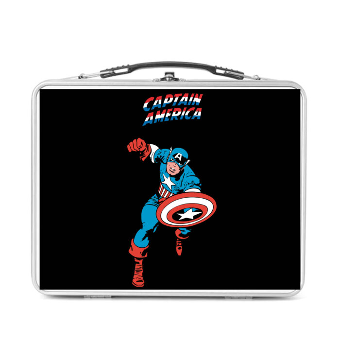 Capitán América - Metal Lunch Box - Fiambrera Metálica