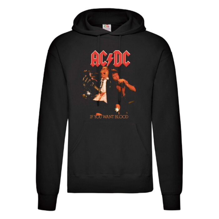Sudadera ACDC negra - If You Want Blood