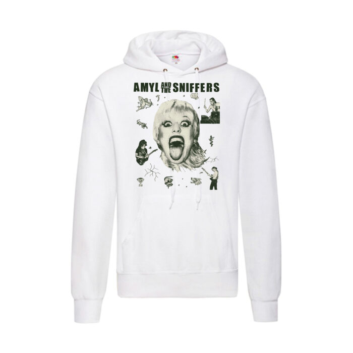 Sudadera Amyl And The Sniffers blanca - First Album