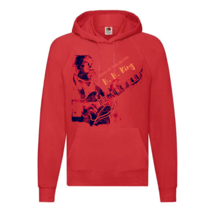 Sudadera BB King roja - King Of The Blues