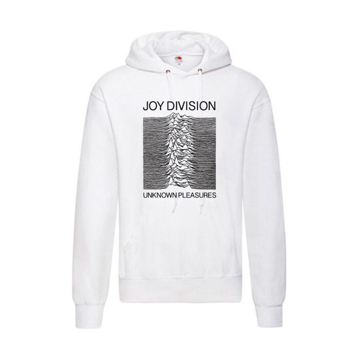 Sudadera Joy Division blanca - Unknown Pleasures