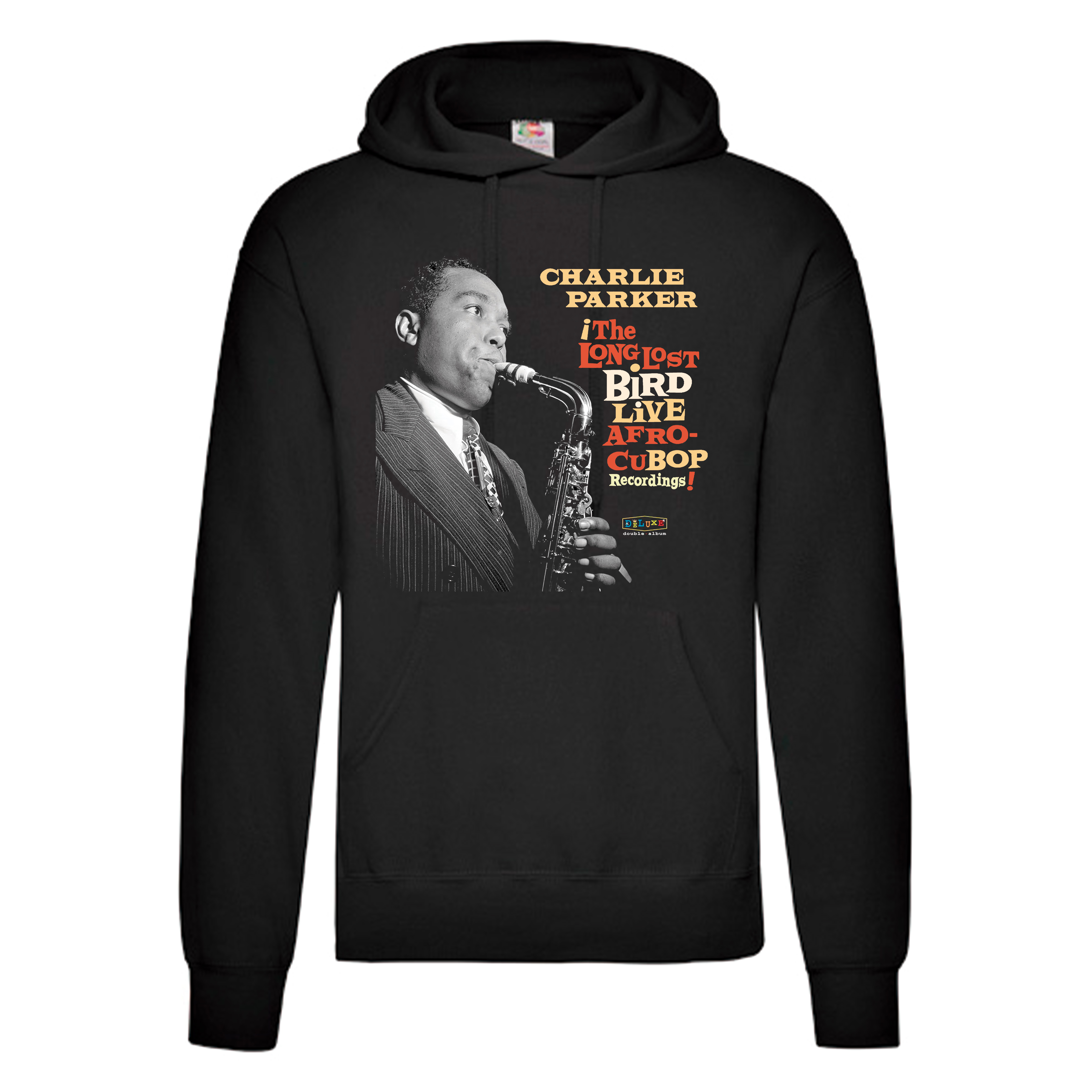 Sudadera Charlie Parker negra - Bird