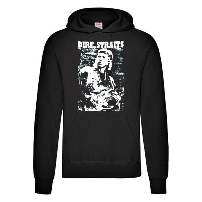 Sudadera Dire Straits negra -Ilustración