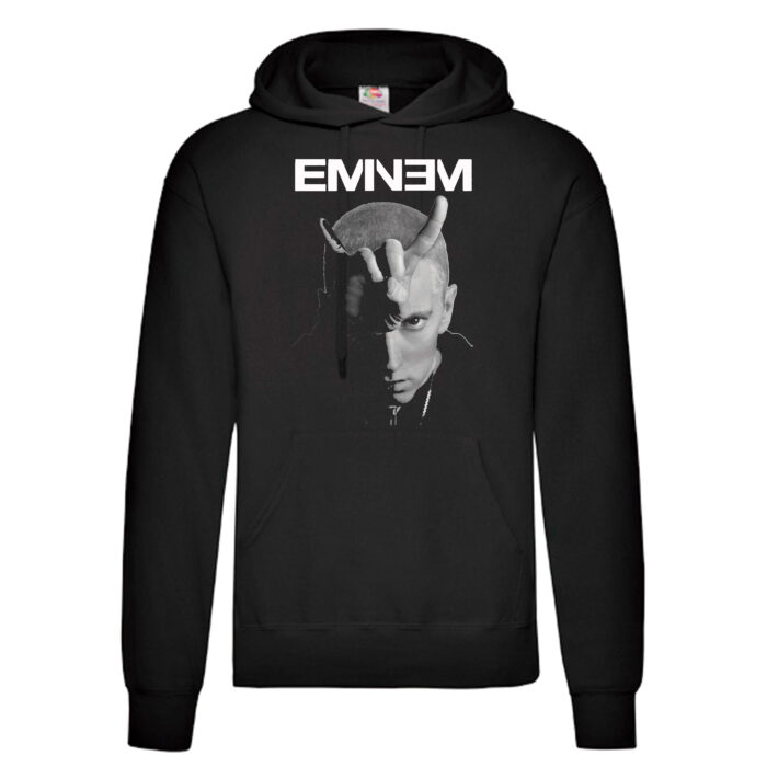 Sudadera Eminem negra - Cuernos