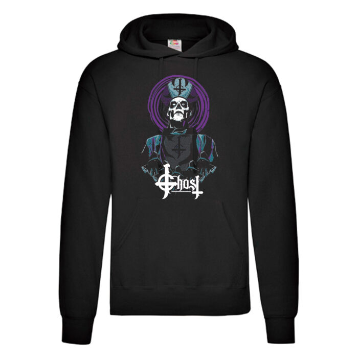 Sudadera Ghost negra - Ilustración