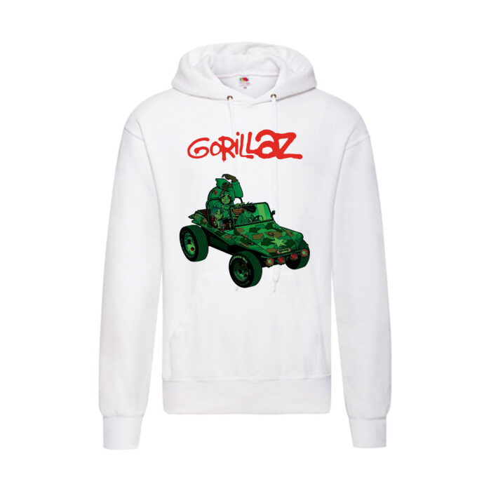 Sudadera Gorillaz blanca - Clint Eastwood