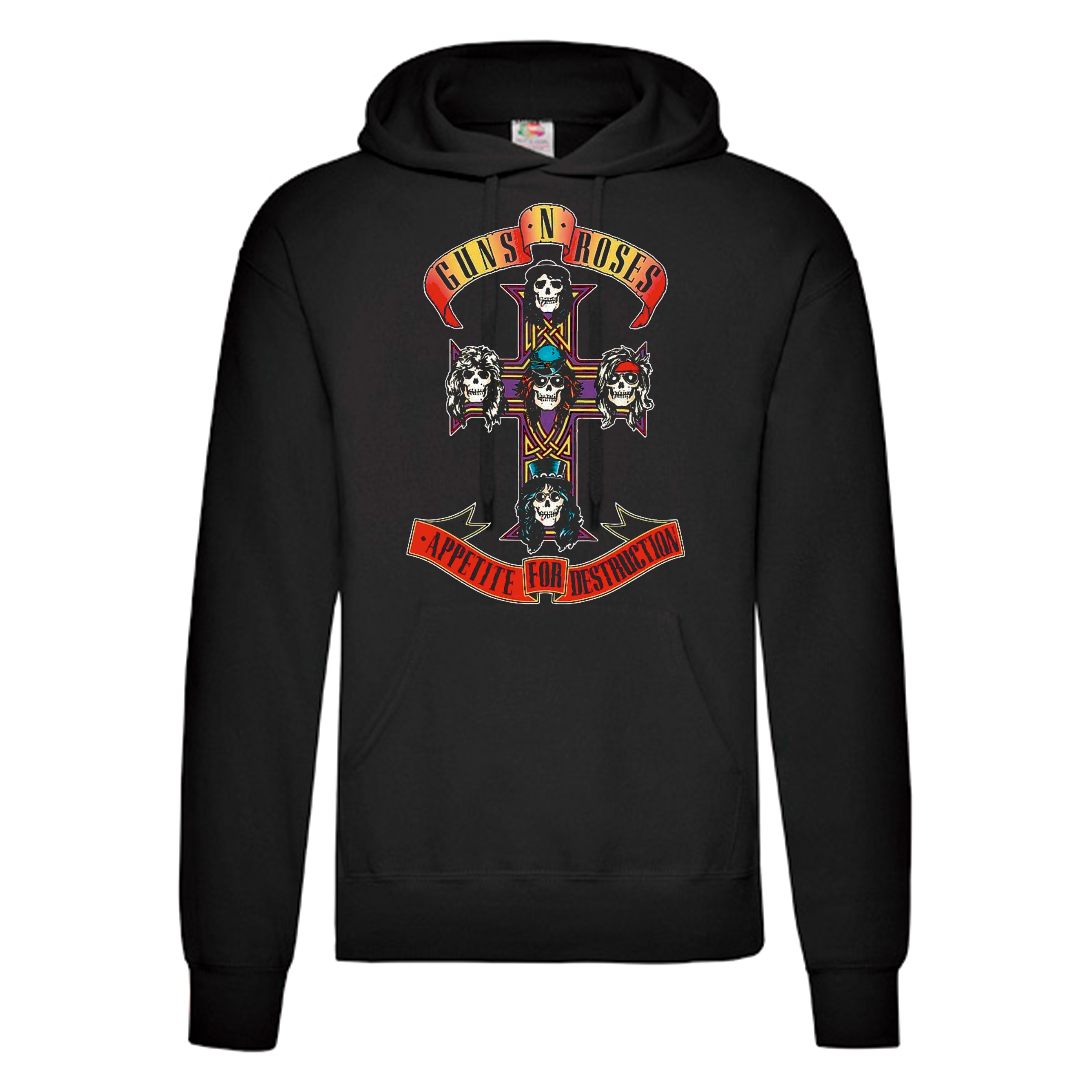 Sudadera Guns And Roses negra - Appetite For Destruction