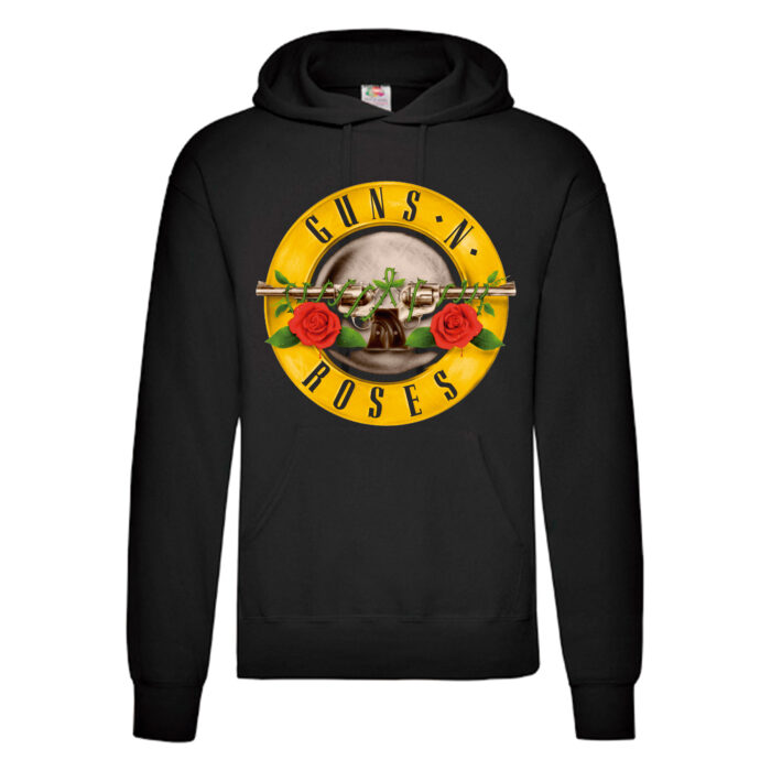 Sudadera Guns And Roses negra - Logo