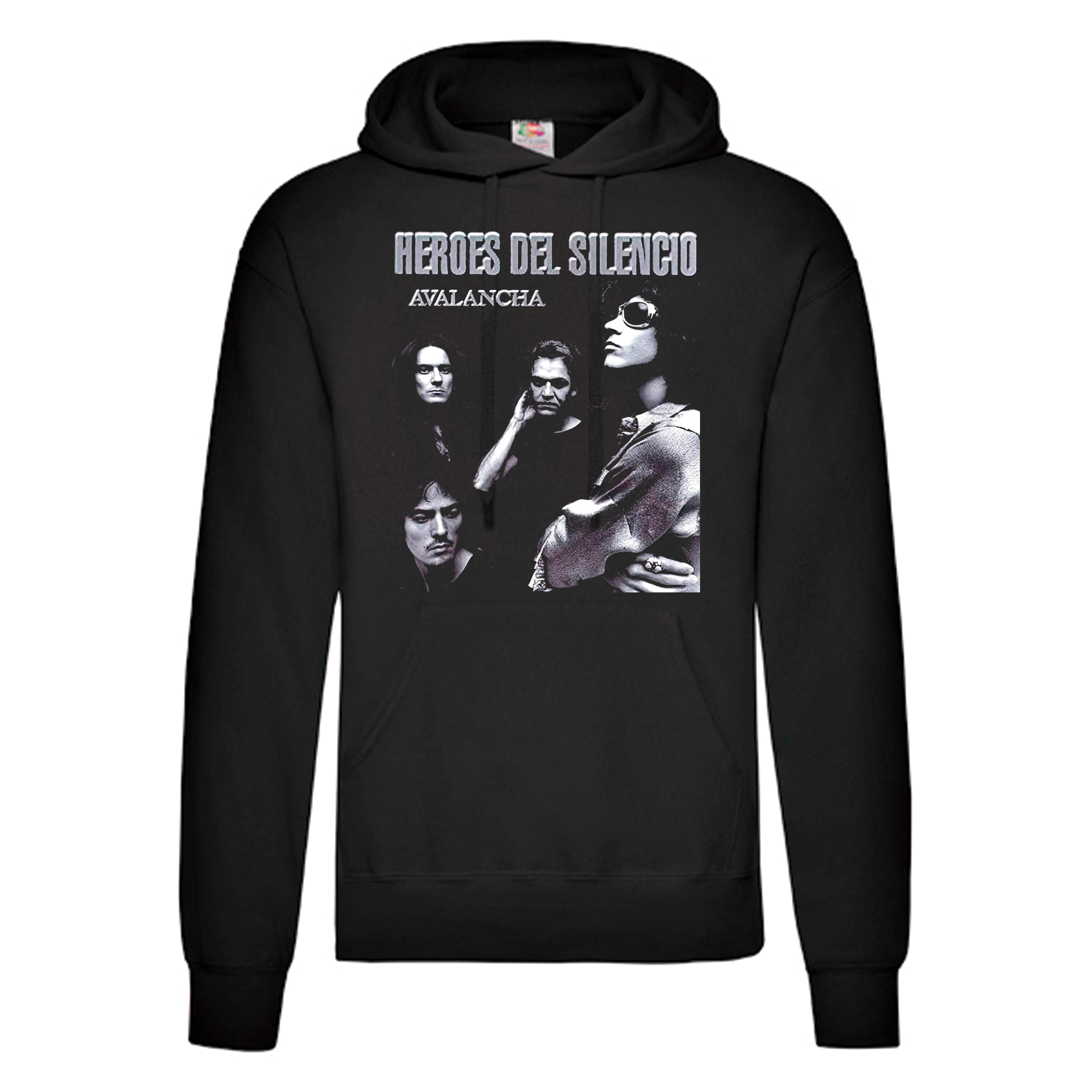 Sudadera Héroes Del Silencio negra - Avalancha