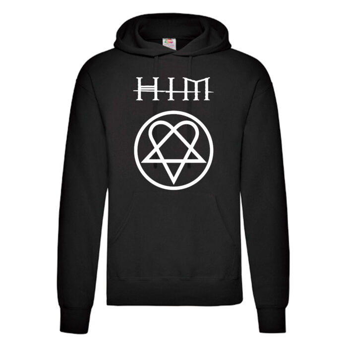 Sudadera Him negra - Logo