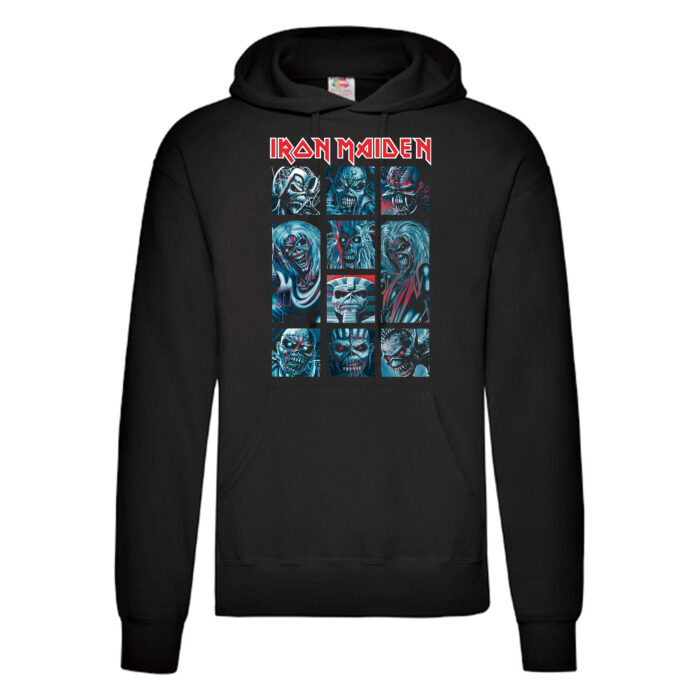 Sudadera Iron Maiden negra - Ten Eddies