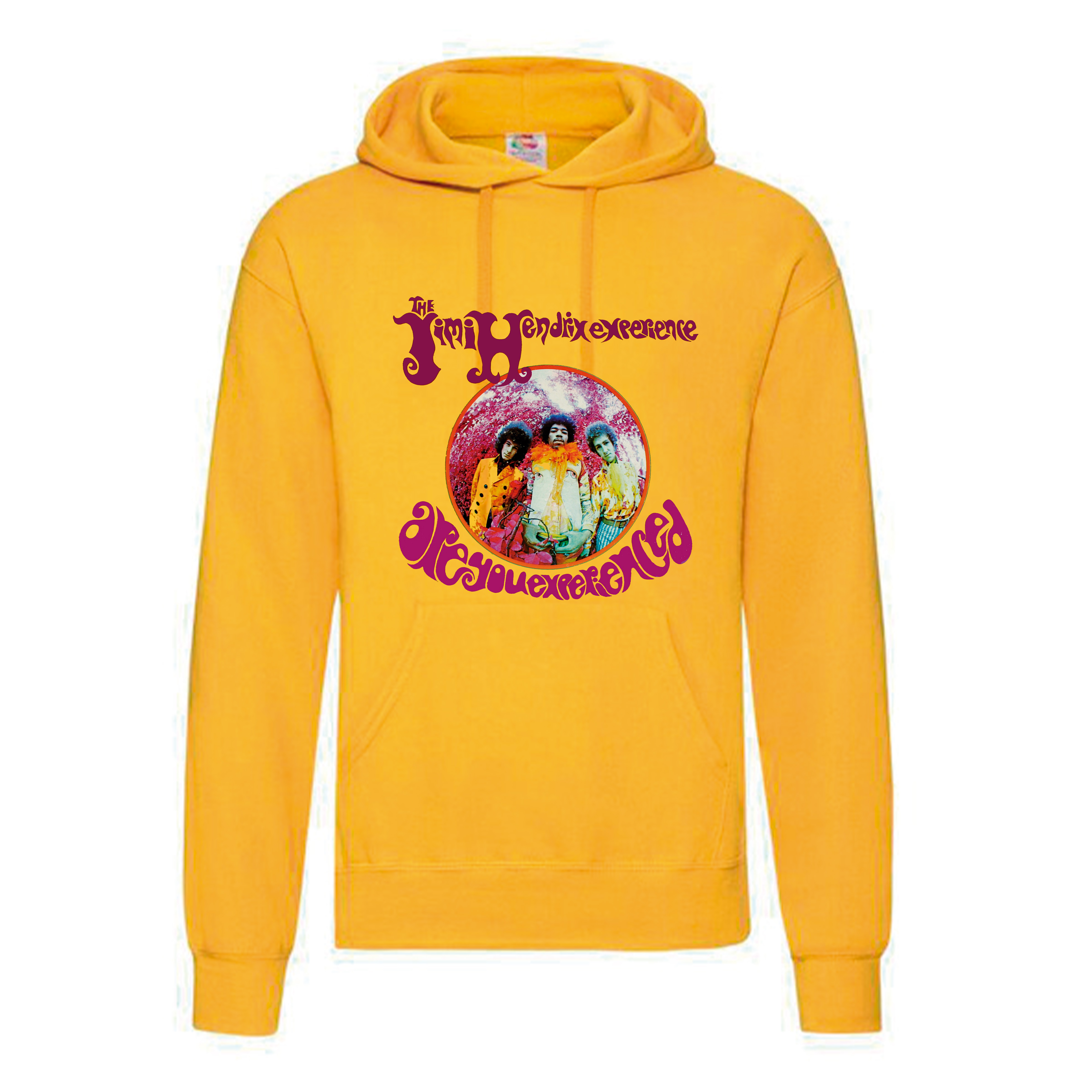 Sudadera Jimi Hendrix amarilla - Are You Experienced