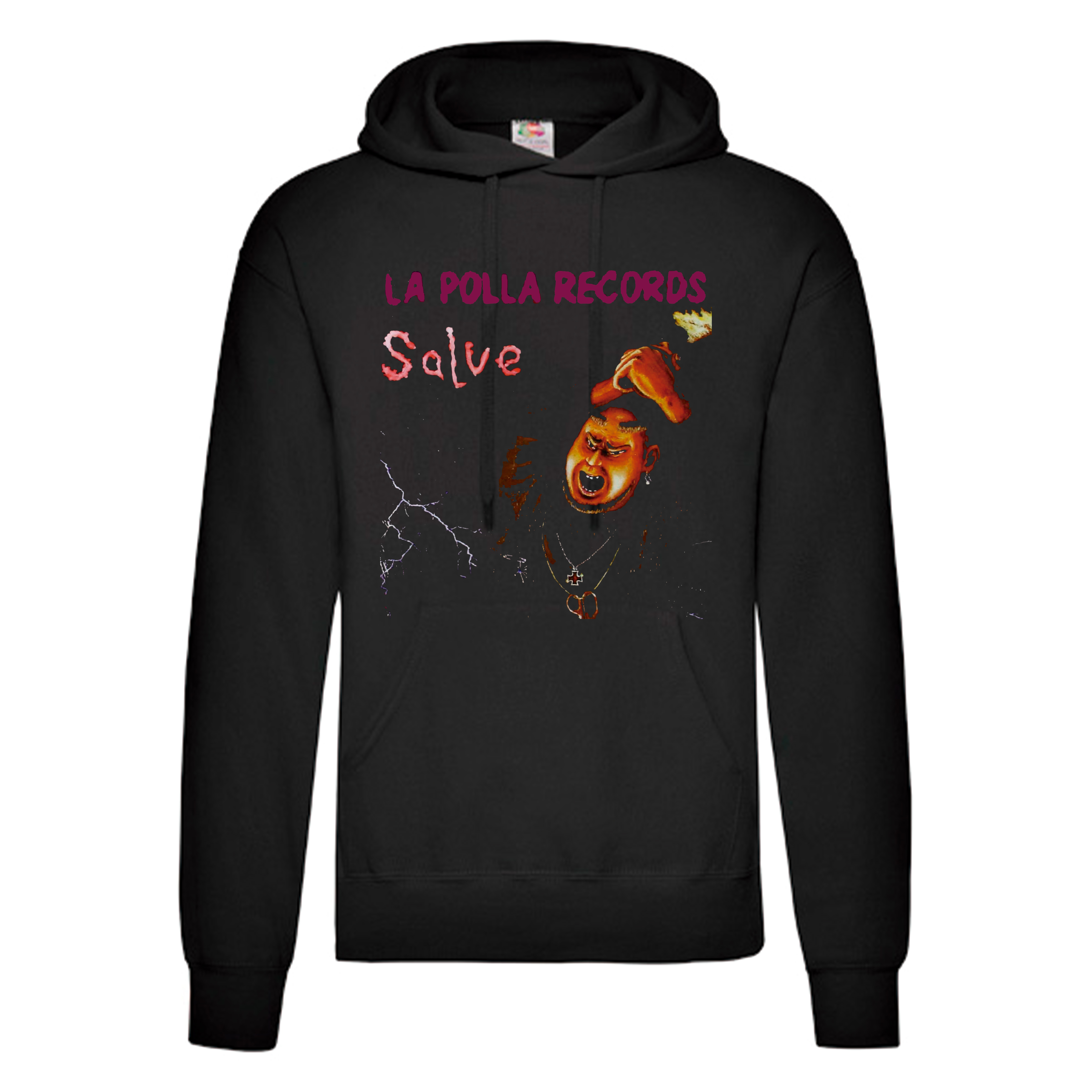 Sudadera La Polla Records negra - Salve