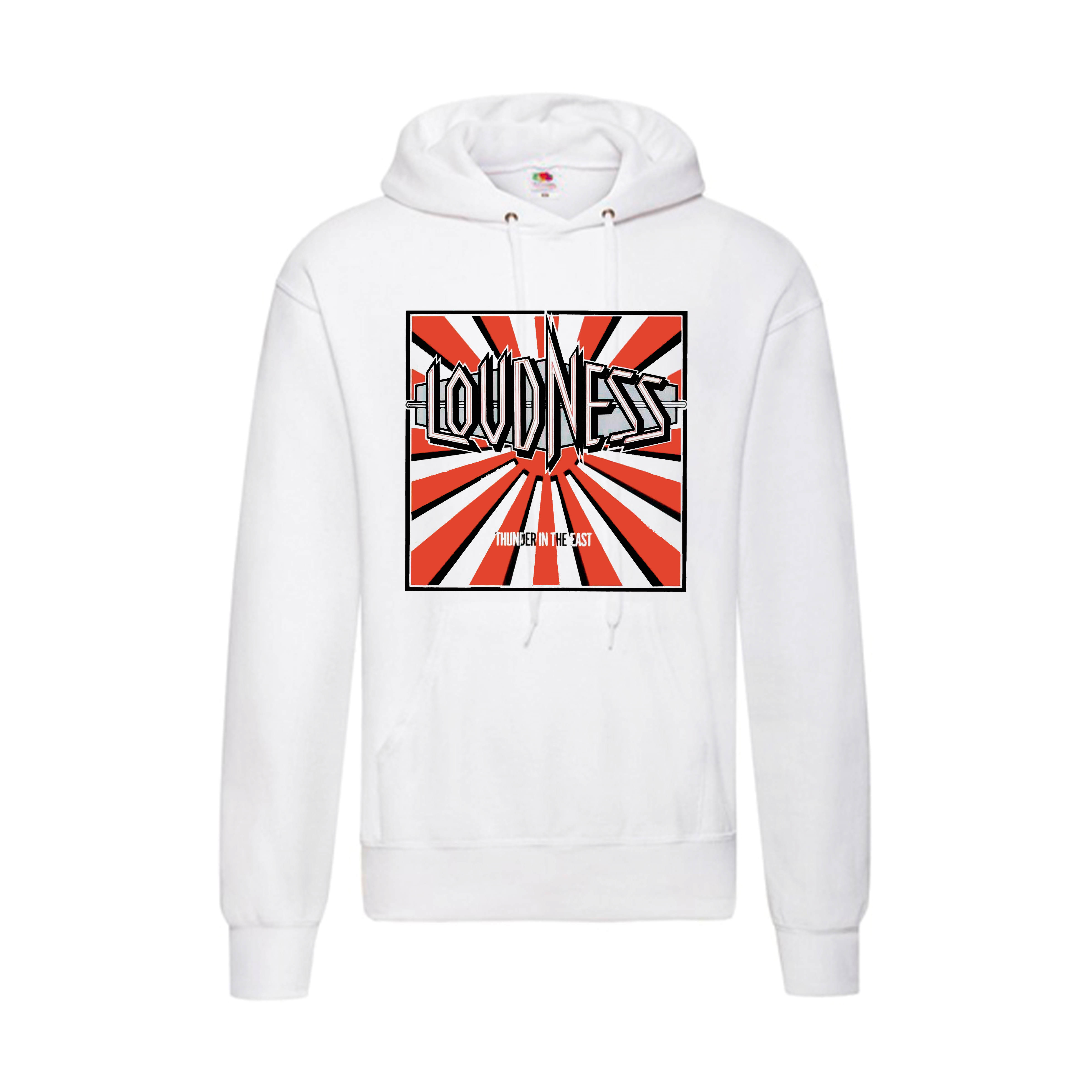 Sudadera Loudness blanca - Thunder In The East