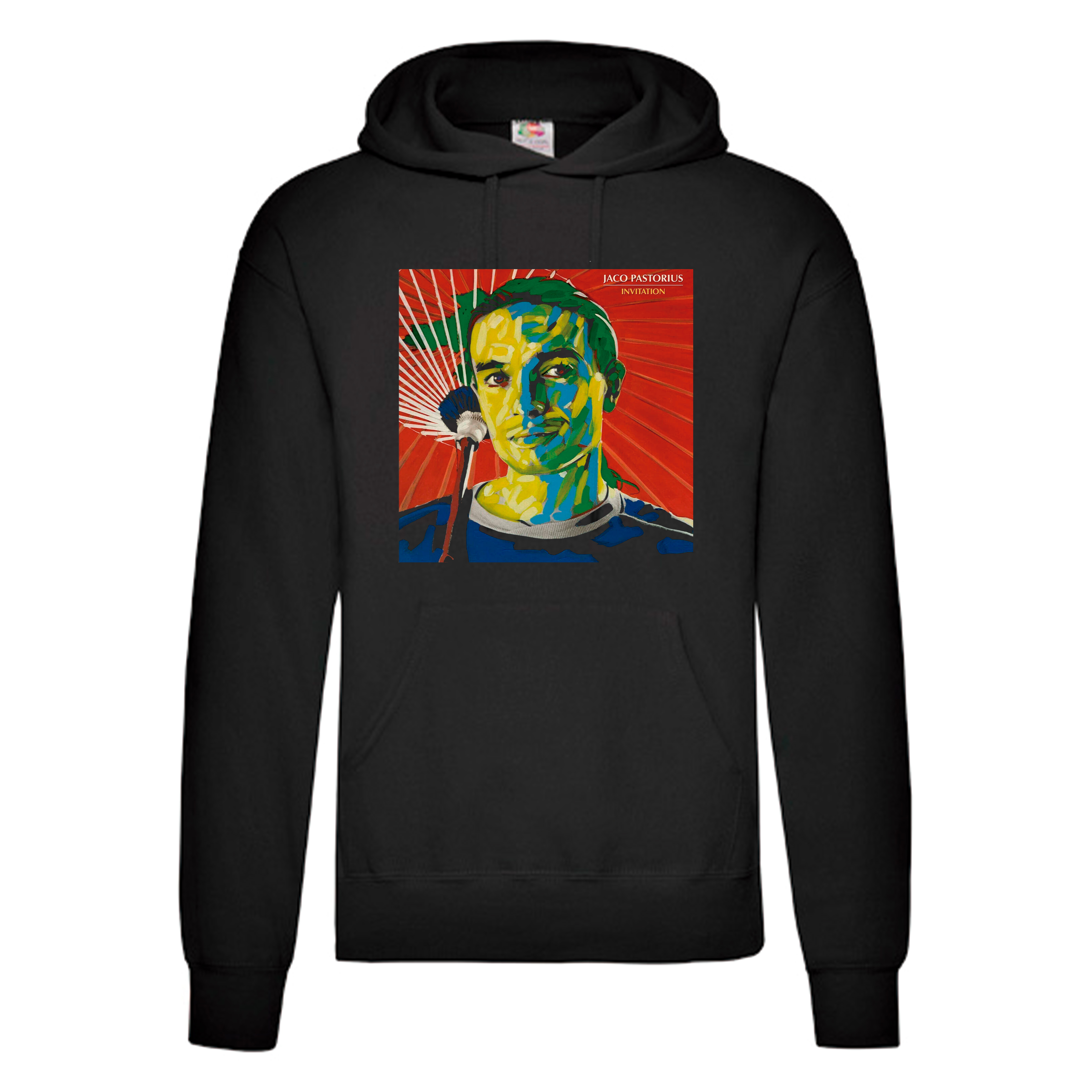Sudadera Jaco Pastorius negra - Invitation