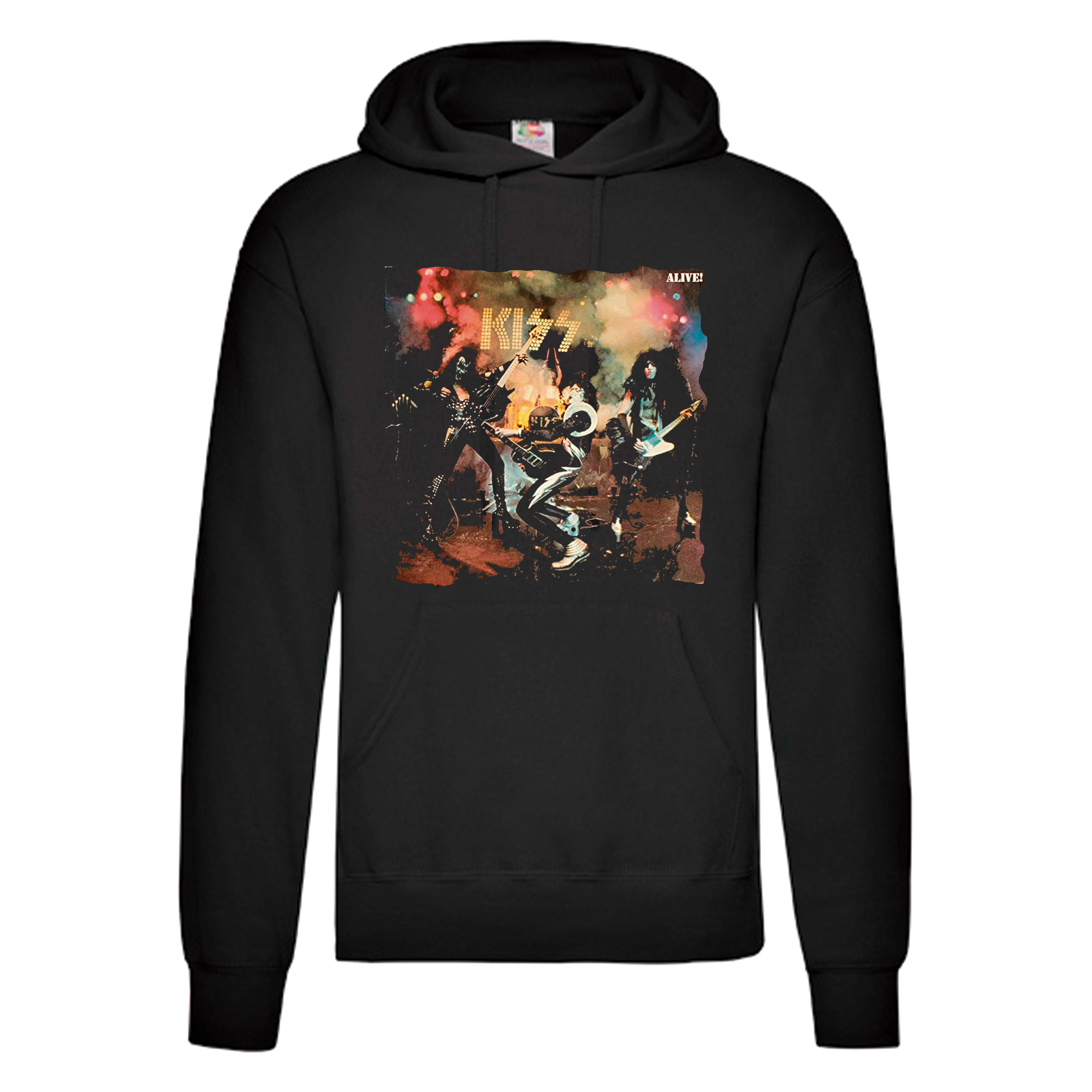 Sudadera Kiss negra - Alive!