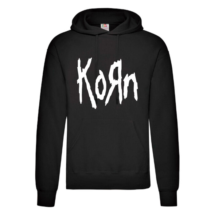 Sudadera Korn negra - Logo