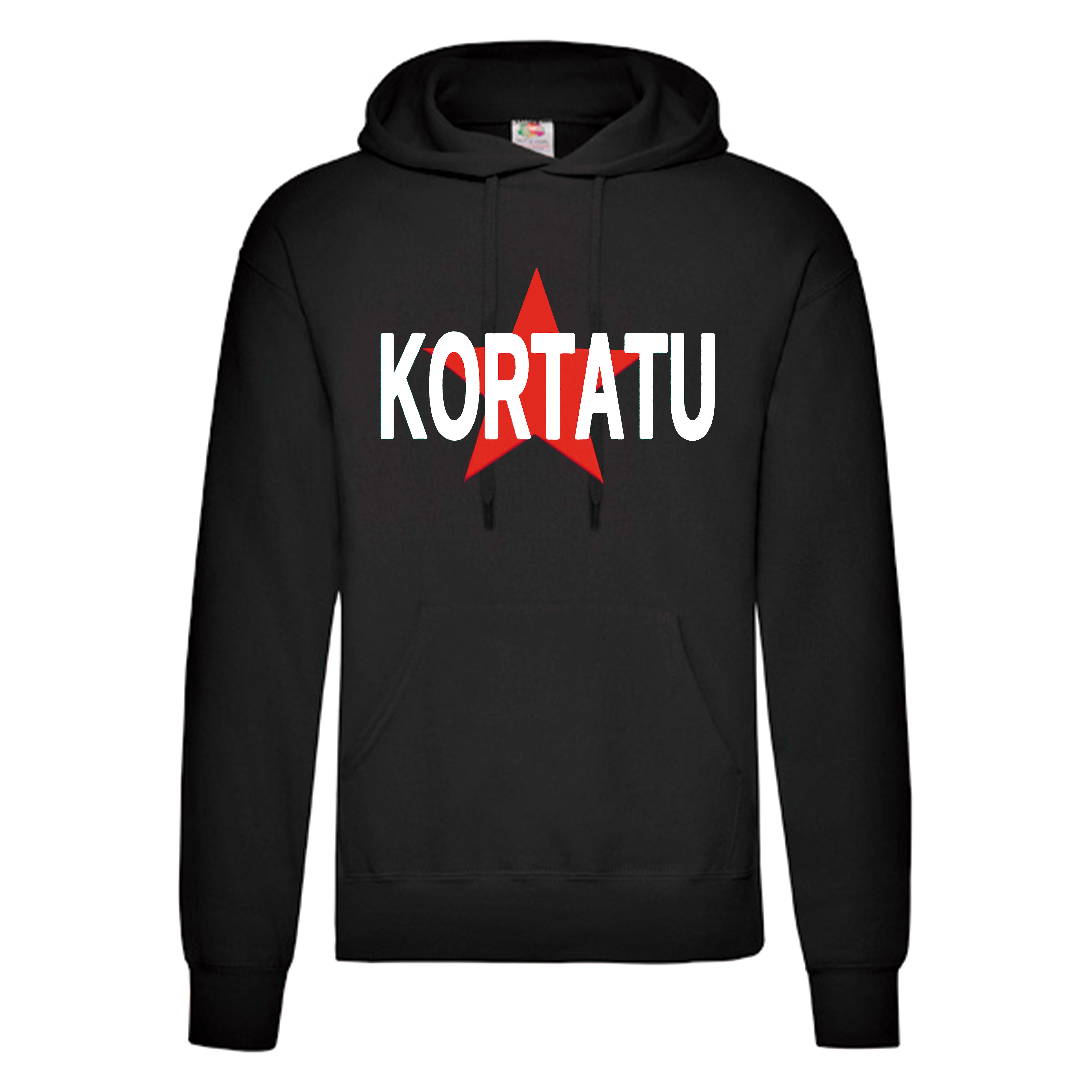 Sudadera Kortatu negra - Logo