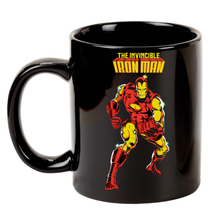 Taza Iron Man negra