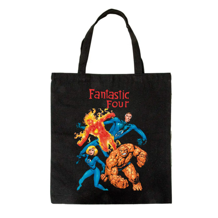 Tote Bag negra - Fantastic Four