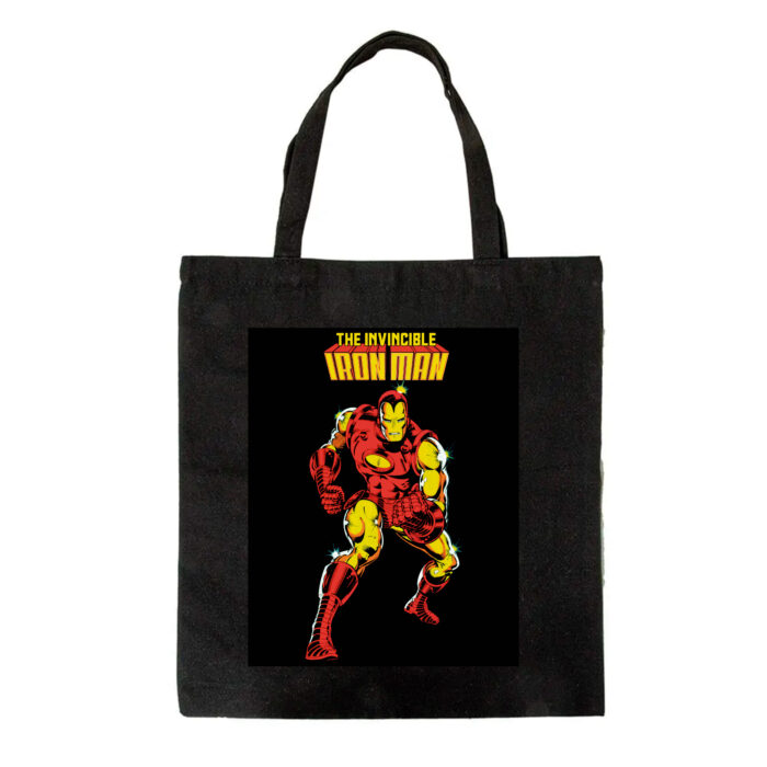 Tote Bag negra - Iron Man