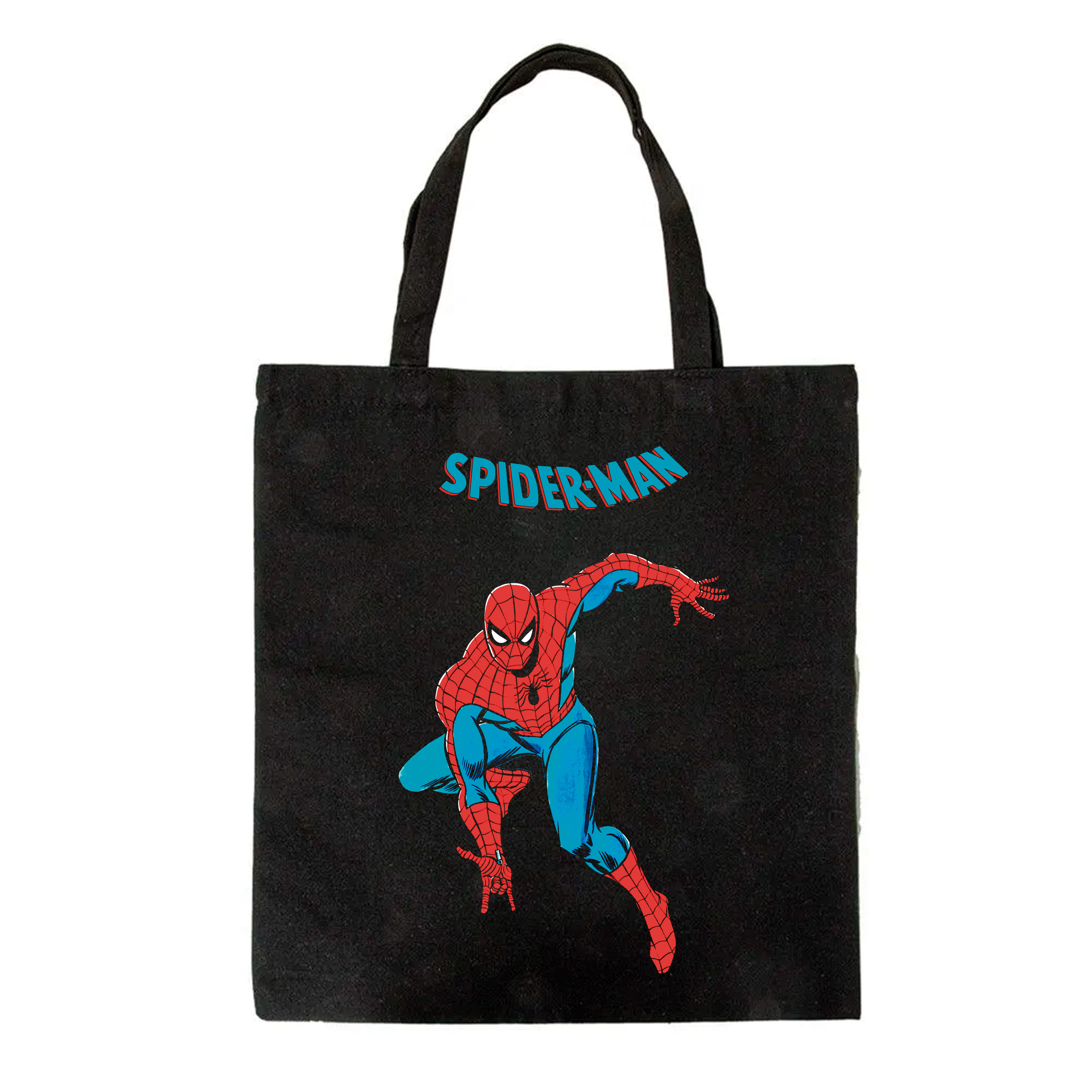 Tote Bag negra - Spiderman