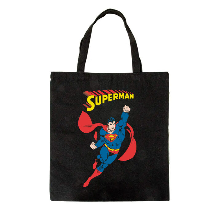 Tote Bag negra - Superman