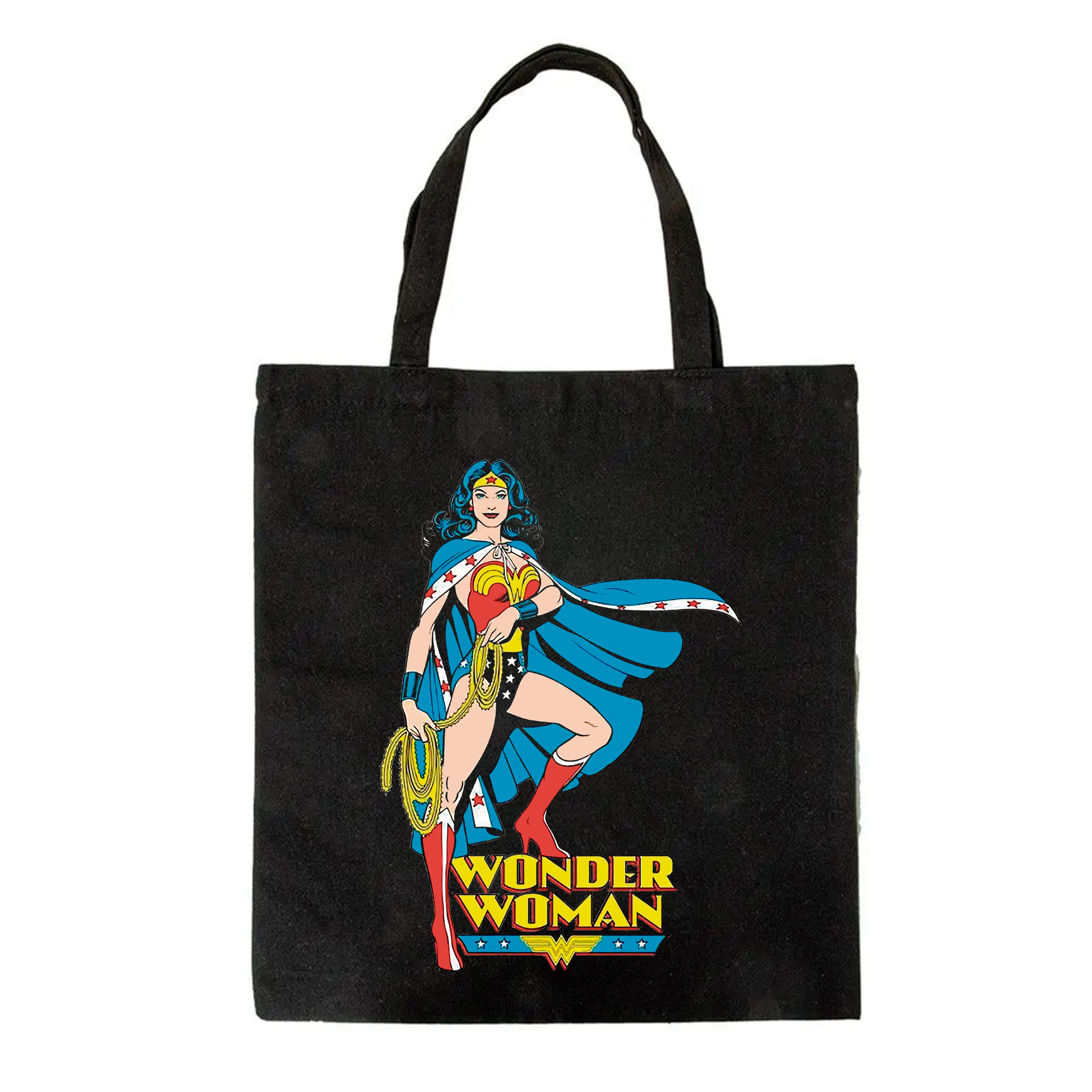 Tote Bag negra - Wonder Woman