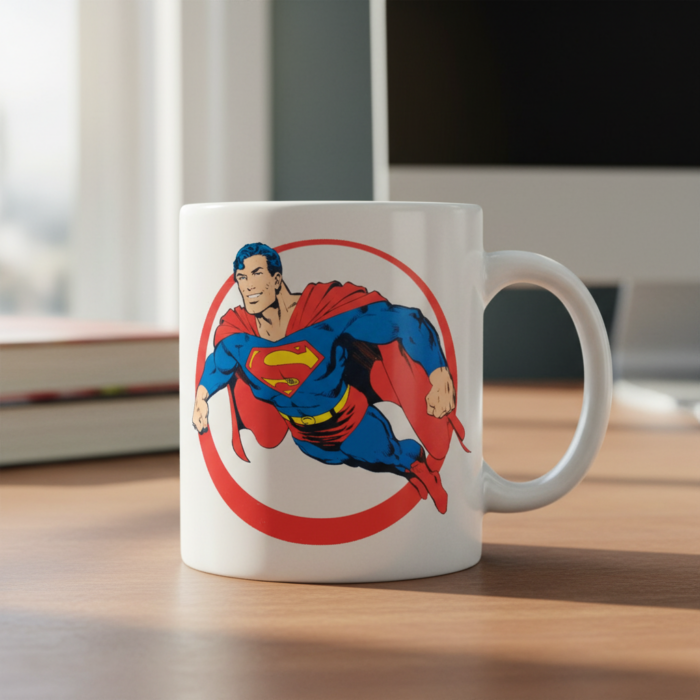 Taza Superman blanca