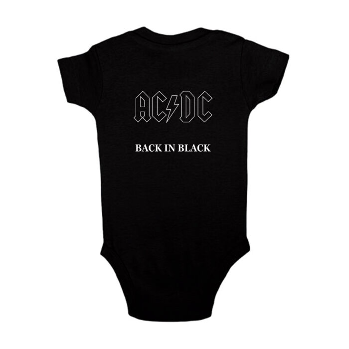 Bodie ACDC negro - Back In Black
