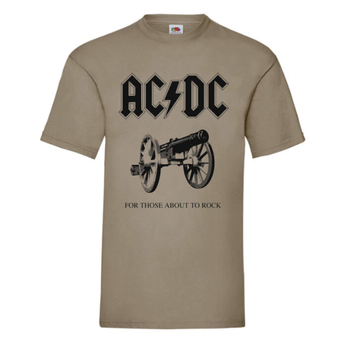 Camiseta ACDC avena - For Those About To Rock