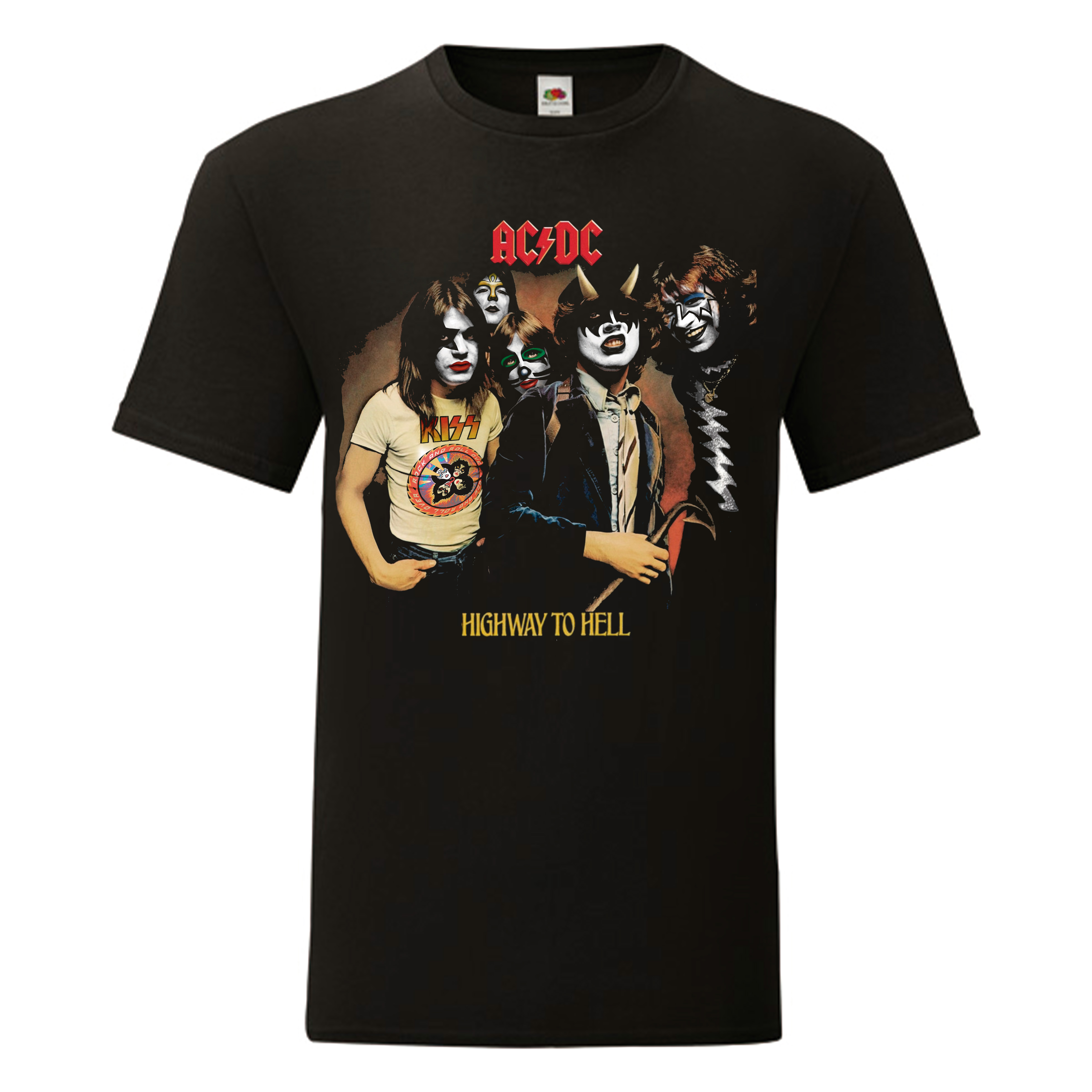 Camiseta ACDC negra - Highway To Kiss