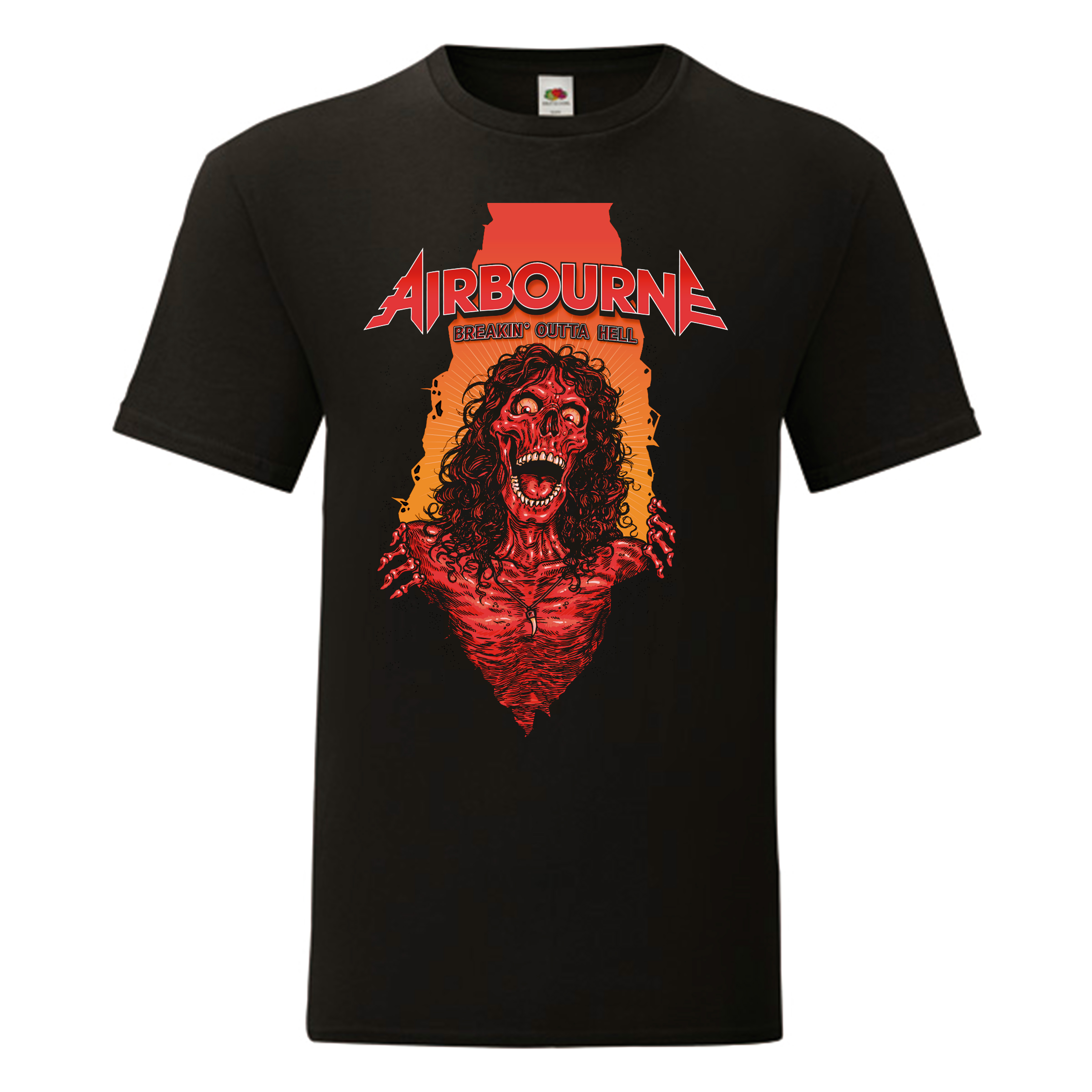 Camiseta Airbourne negra - Breakin' Outta Hell