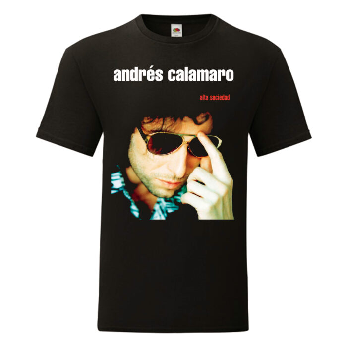 Camiseta Andrés Calamaro negra - Alta Suciedad