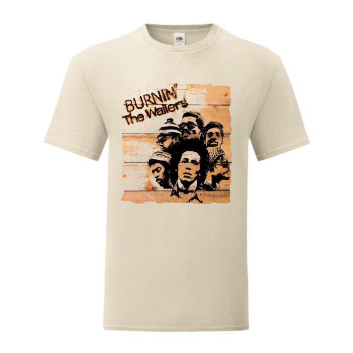 Camiseta Bob Marley natural - Burnin'