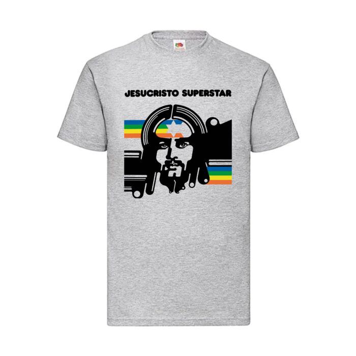 Camiseta Camilo Sesto gris jaspeado - Jesucristo Superstar