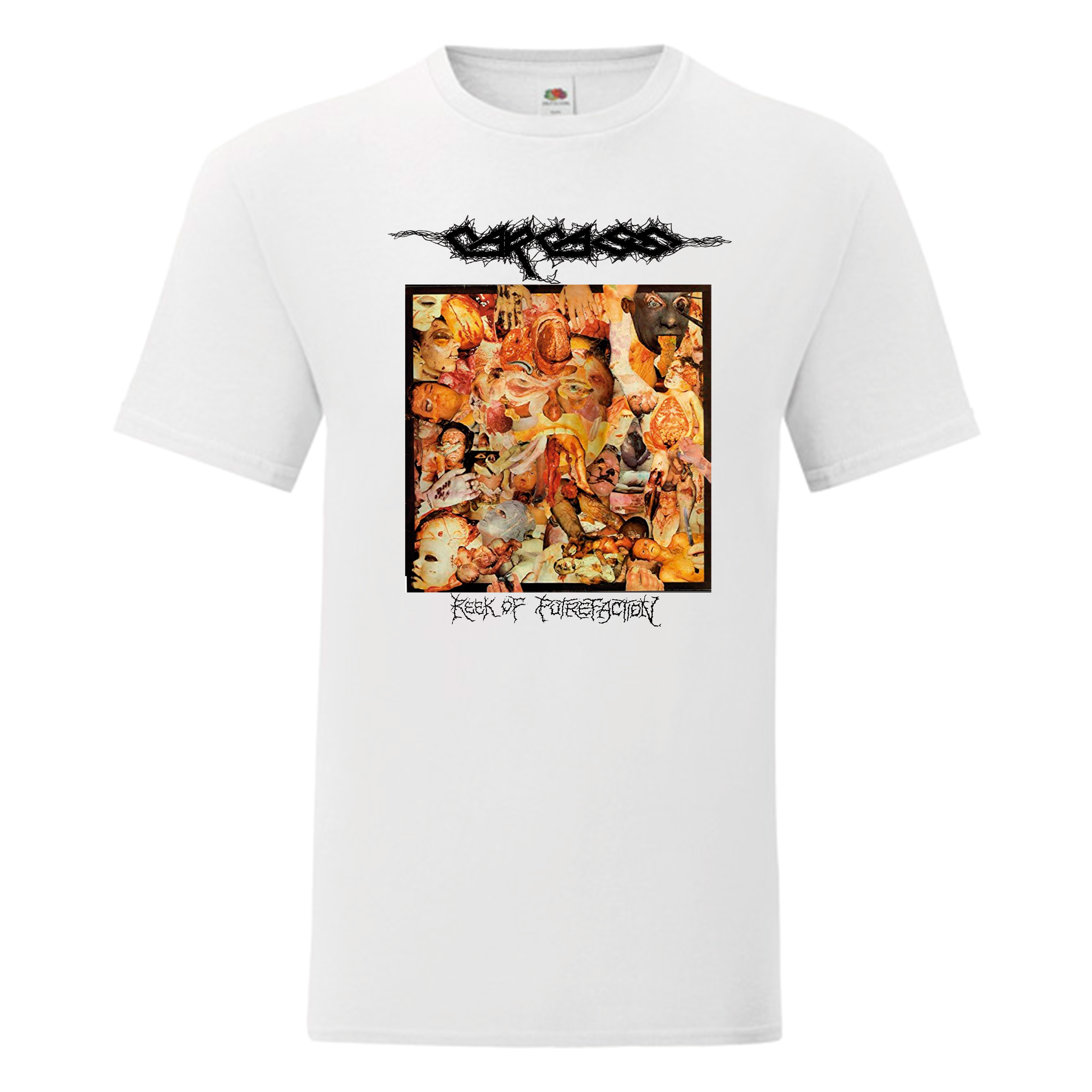 Camiseta Carcass blanca - Reek Of Putrefaction