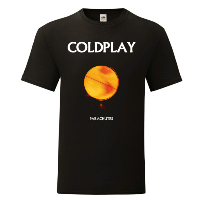 Camiseta Coldplay negra - Parachutes