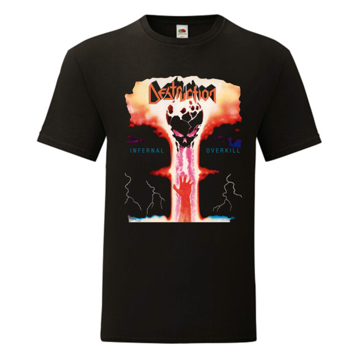 Camiseta Destruction negra - Infernal Overkill