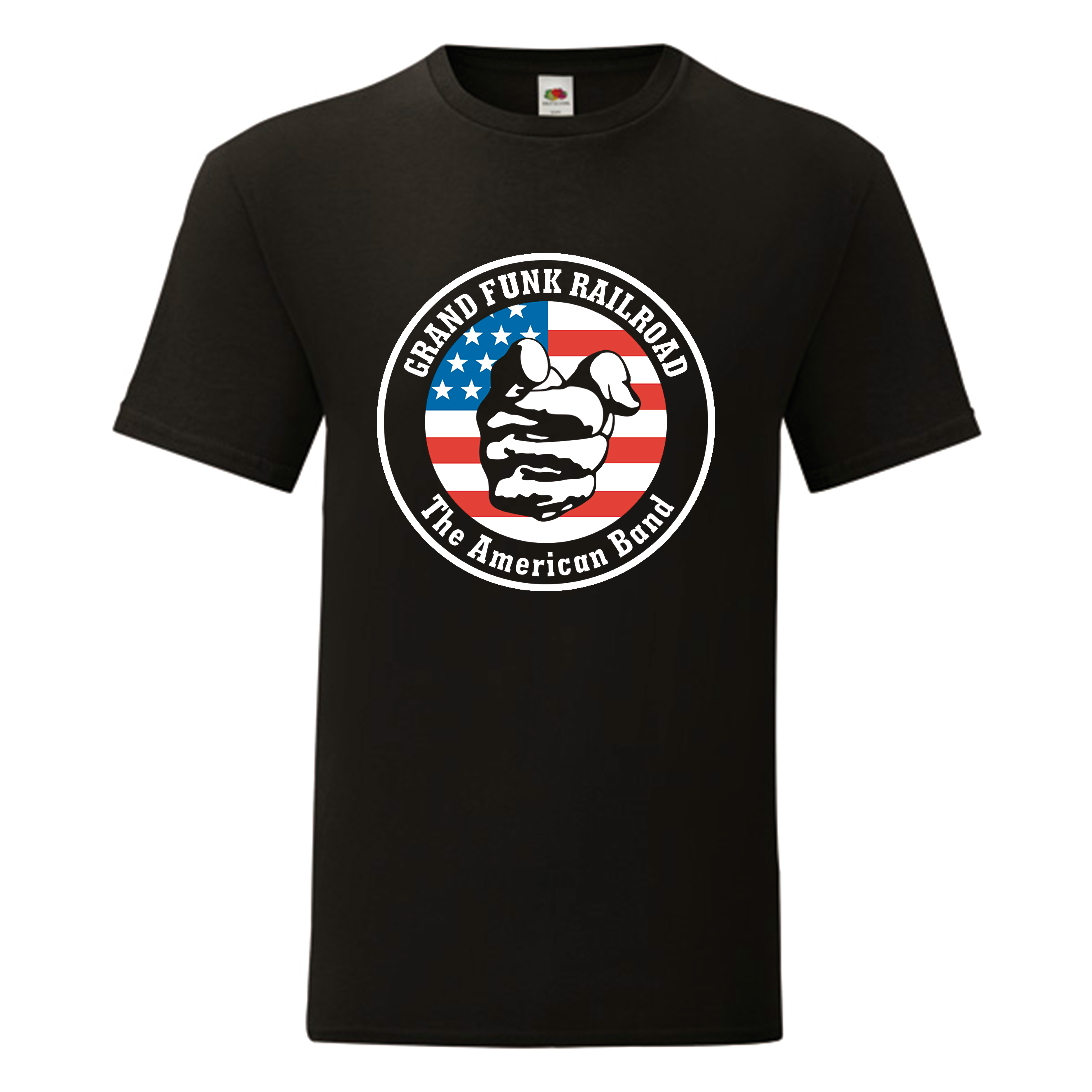 Camiseta Grand Funk Railroad negra - Logo
