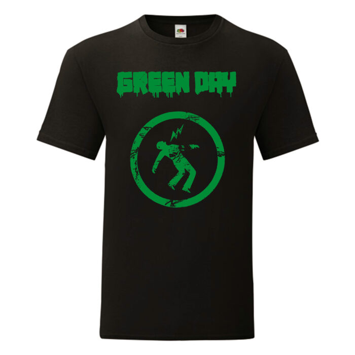 Camiseta Green Day negra - Warning