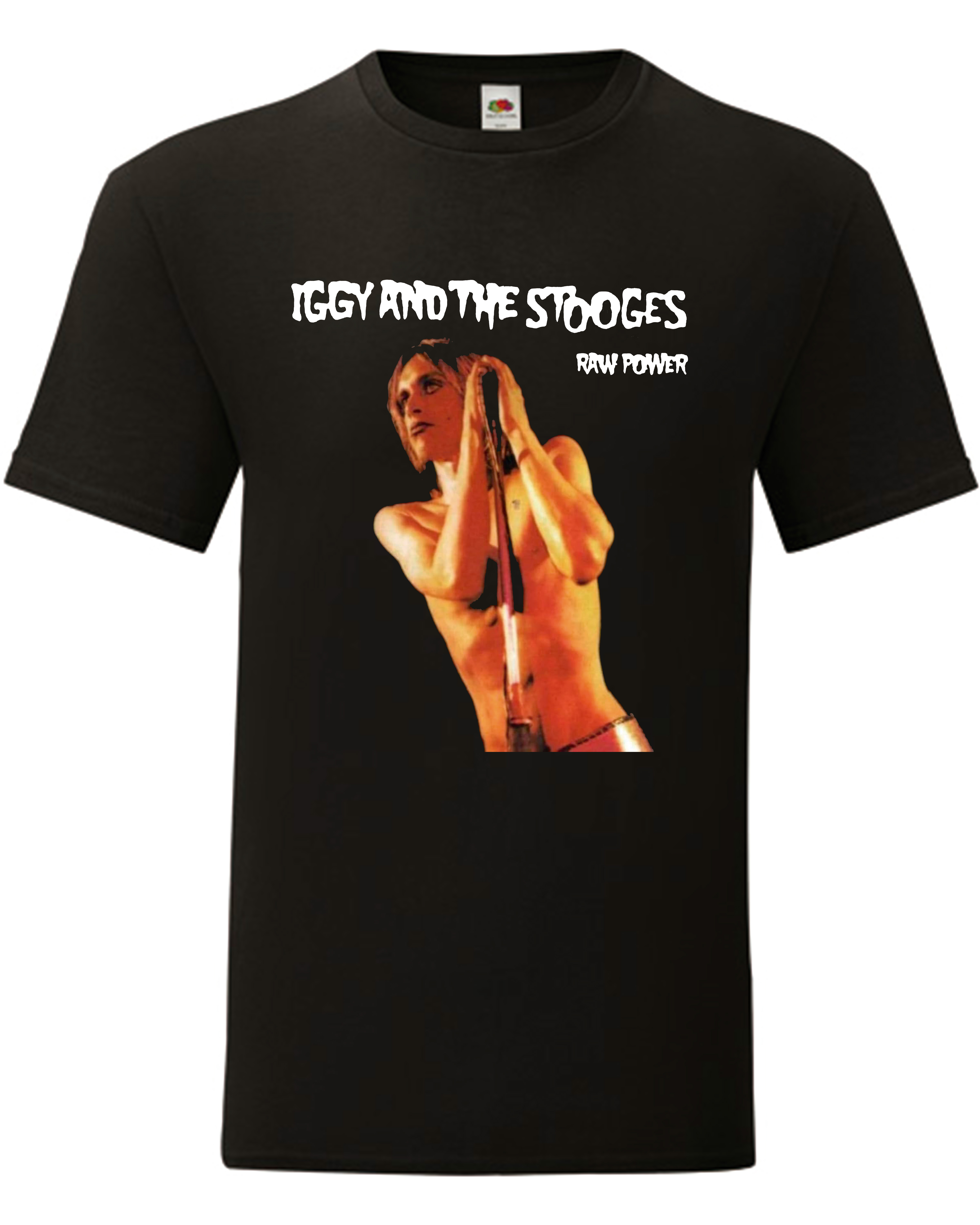 Camiseta Iggy And The Stooges negra - Raw Power