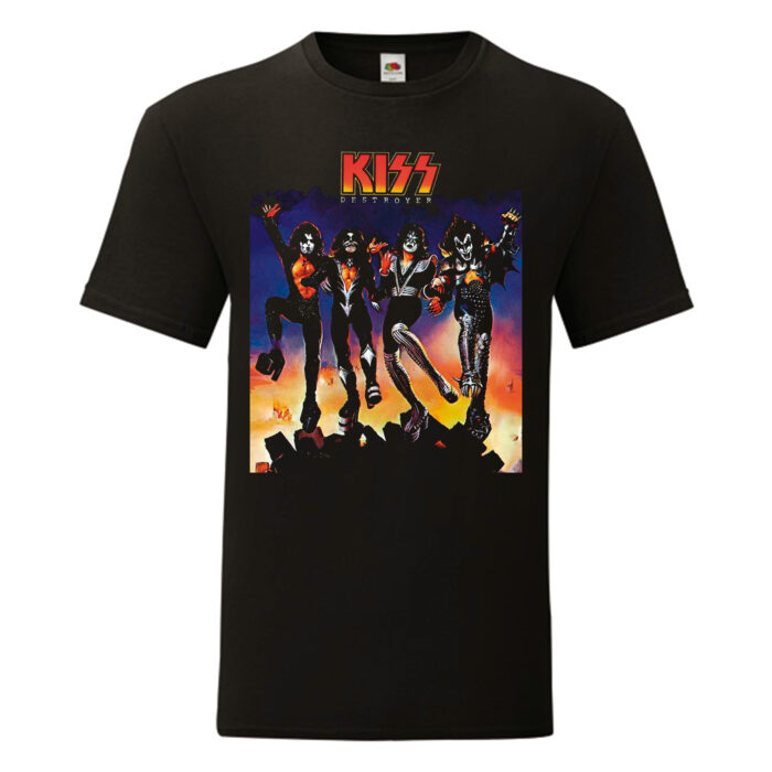 Camiseta Kiss negra - Destroyer