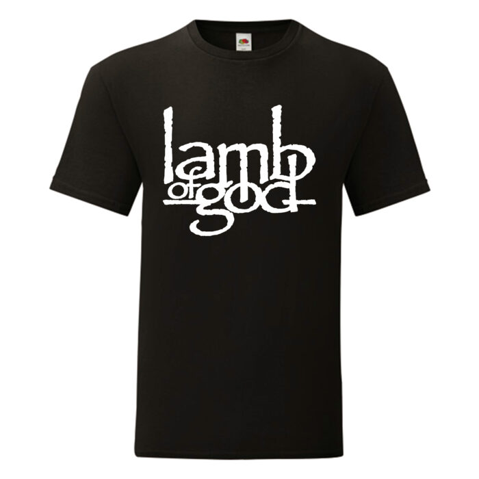 Camiseta Lamb Of God negra - Logo