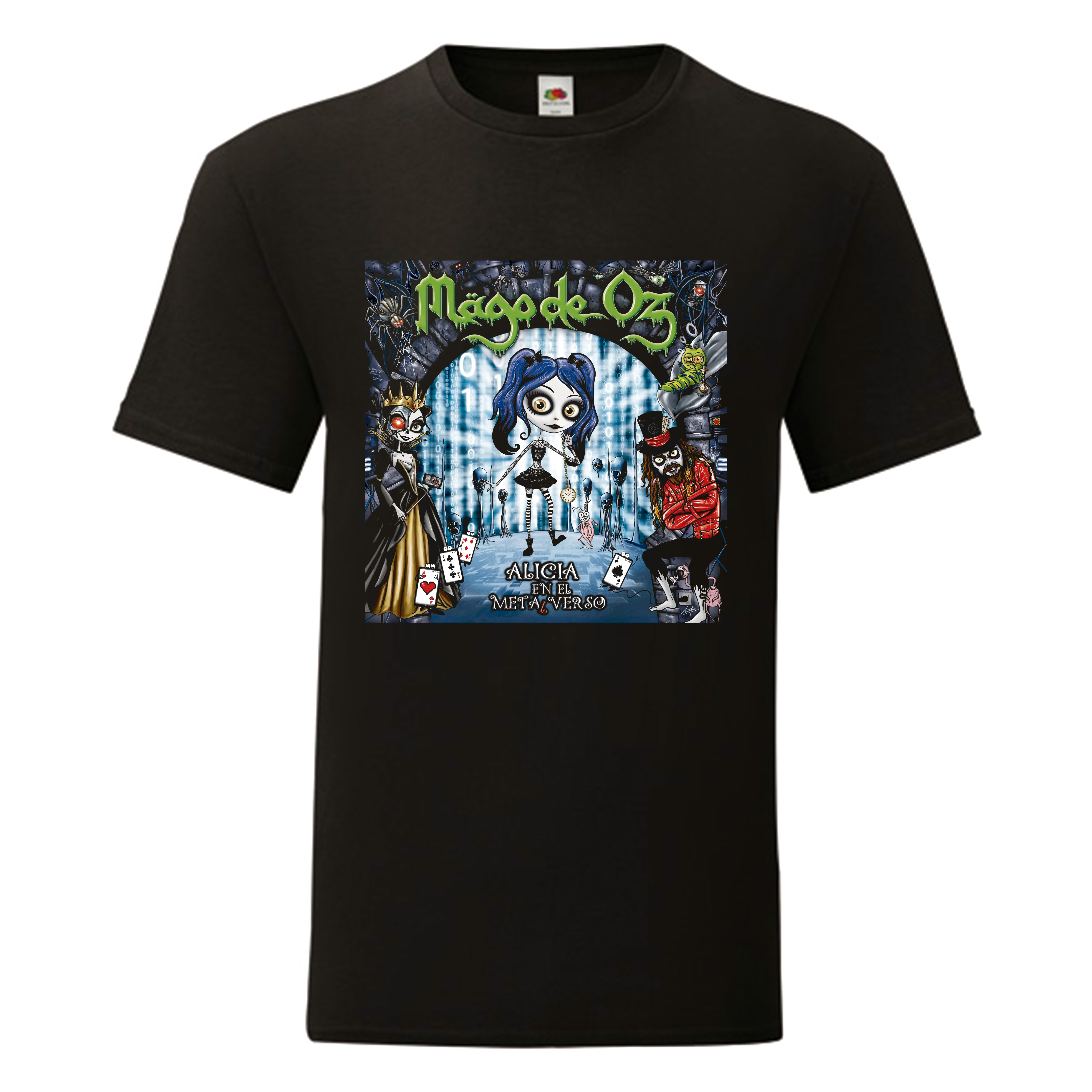 Camiseta Mago De Oz negra - Alicia En El Metalverso