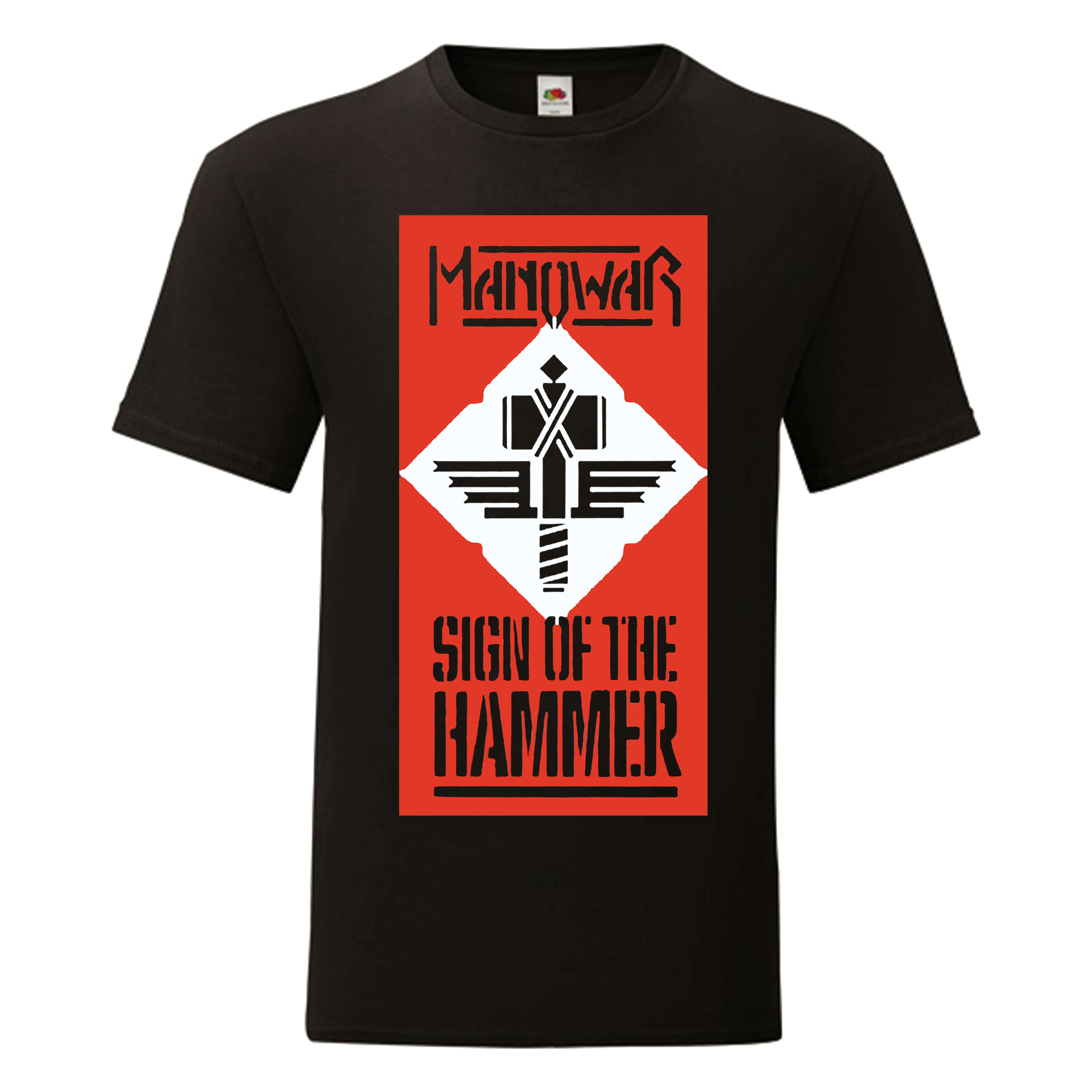 Camiseta Manowar negra - Sign Of The Hammer