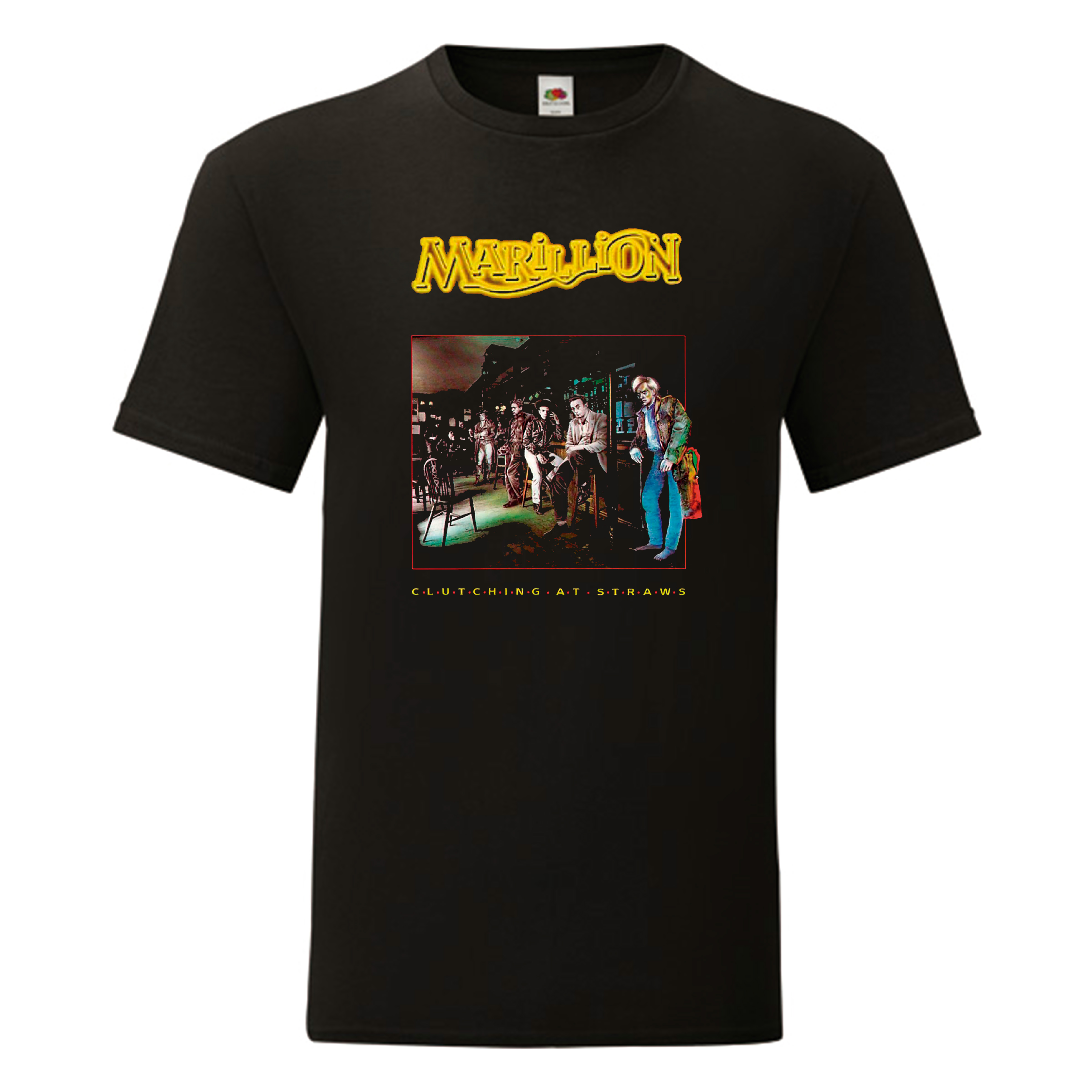 Camiseta Marillion negra - Clutching At Straws